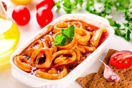 Squid Tagine (White, Red)