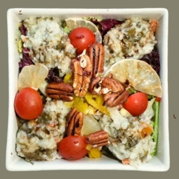 Grape Leaves Fatteh Salad