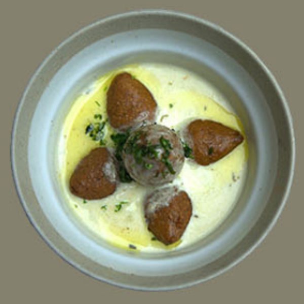 Kibbeh in Yogurt Sauce
